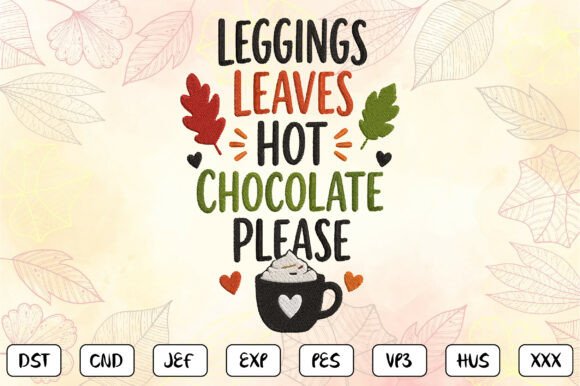 Autumn Hot Cocoa Embroidery: A Craft Fair Review