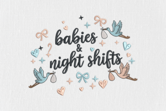 Babies Night Shifts Embroidery: A Designer Review