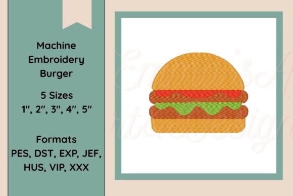 Burger Embroidery Design: A Sellerβs Review