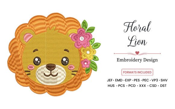 Floral Lion Embroidery Design: A Maker's Review
