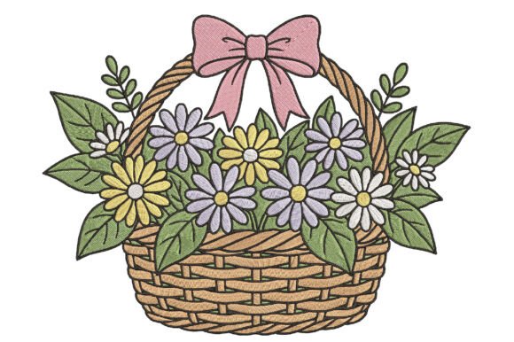 Flower Basket Embroidery: A Seasonal Design Review