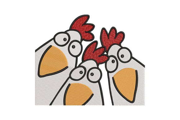 Funny Peeking Chickens Embroidery: A Business Review