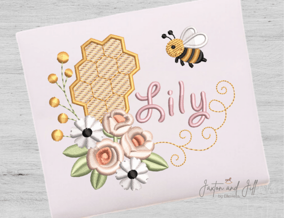 Honey Bee Rose Frame: Seasonal Embroidery Review