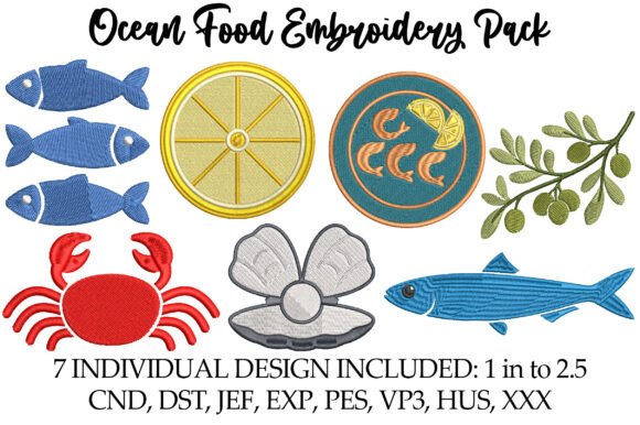 Ocean Food Embroidery Pack: A Business Design Review